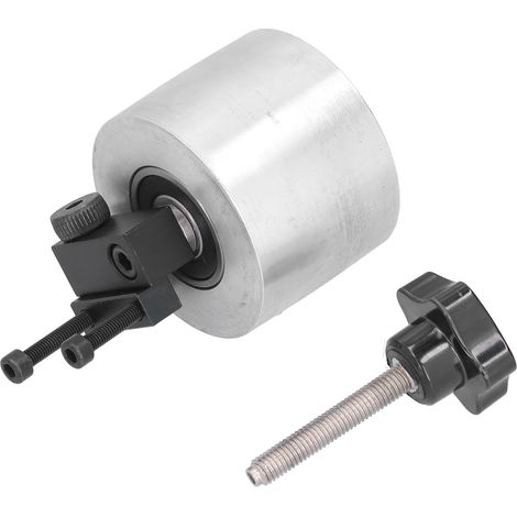 Poulie motrice aluminium pour sableuse à courroie, meulage polissage tube arc, Ø37x65x50mm, 1000 tr/min, 1 poulie 1 boulon (1/5)