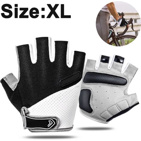 Gants de sport antidérapants demi-doigts - 0101 Noir XL
