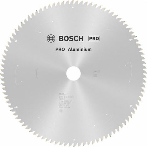 Lame de scie circulaire Bosch aluminium pour scies à batterie 305 x 2,4/1,8 x 30 96 dents (1/5)