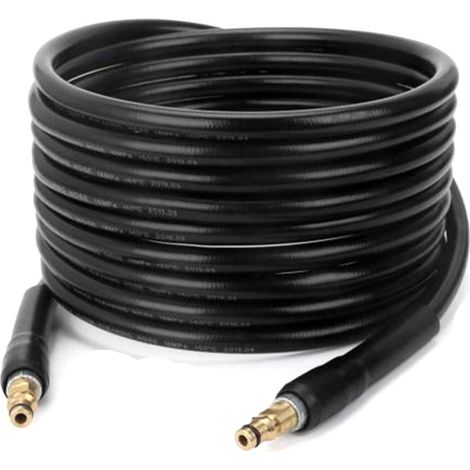 Tuyau D'extension Haute Pression - 10 M - Raccord Rapide Click Plug - Compatible Karcher K2 K3 K4 K5 K6 K7 - 180 Bar 60 °C (1/5)