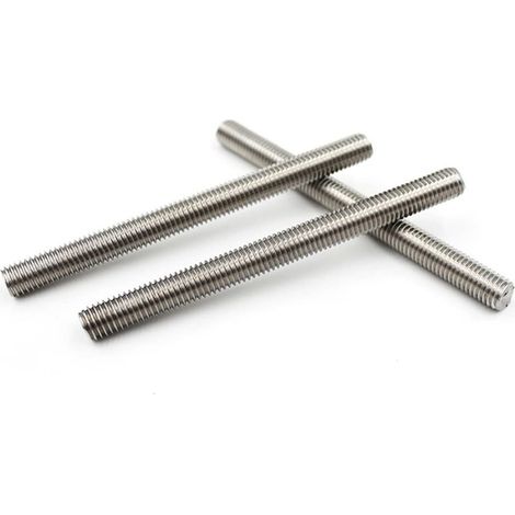 M3 Gewindestange, durchgehend gewindete Edelstahlbolzenbefestigung, M3×16mm, 20 Stück.