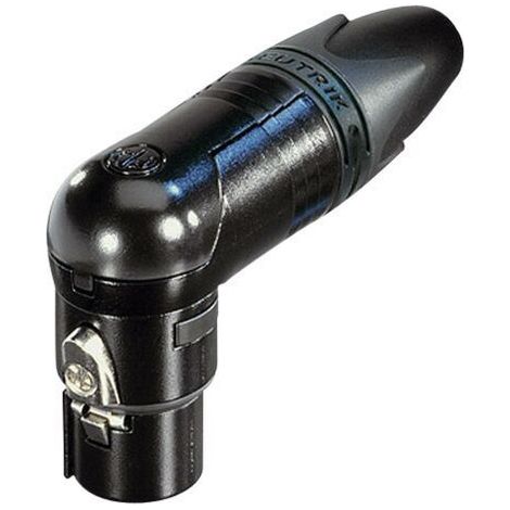 XLR femelle, coudé Neutrik NC3FRX-B Nombre de pôles: 3 noir 1 pc(s) D27253 (1/2)