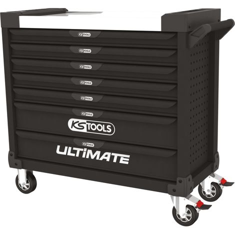 KS Tools - Servante ULTIMATE XL noire, 7 tiroirs - 825.0007