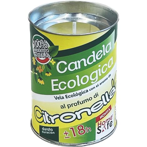 CITRONELLA IN CANDELA MADE IN ITALY Ø cm. 6x8 h