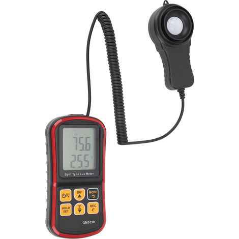 Hochpräzises, tragbares digitales Luxmeter mit Bluetooth-App und Computer-Datenspeichersoftware. (1/5)