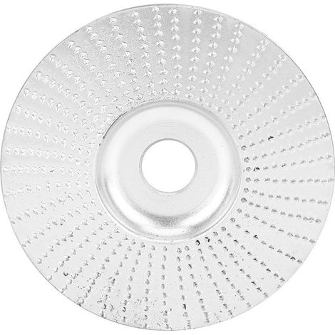 Disque façonnage bois 100mm – meuleuse – sculpting – ponçage plan – argent – bois / non métallique (1/5)