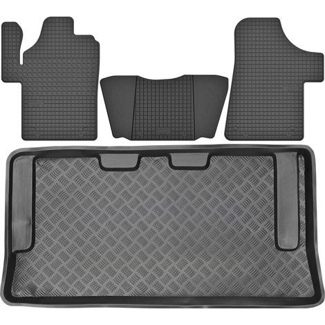Juego de alfombrillas de goma para coche y alfombrilla para maletero para Mercedes Viano W639 VAN (2011-2014). (1/5)