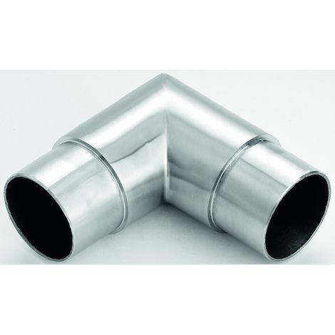Coude de liaison angle pour tube de main courante inox 304 – Diamètre 42.4 mm – Résistant à la corrosion pour garde-corps durables – Croso (1/3)