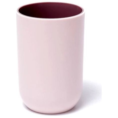 Lot von 2 umweltfreundlichen Zahnbürstenbechern aus Kunststoff von VIPITH – Rosa