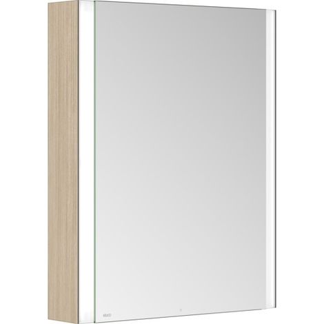KEUCO SOMARIS Armoire de toilette murale 1 porte, charnières à