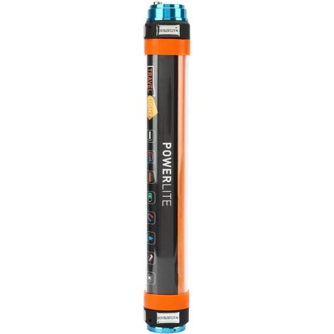 Magnetic Camping Lamp, 6 Modes, IP68 Waterproof, Rechargeable LED Tent Light Bar, Can be Powered by Mobile Phone/Camping Flashlight with Breaker Hammer (T 30) (1/5)
