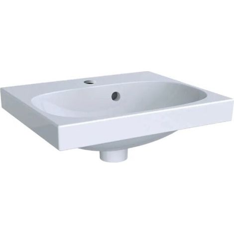 Geberit Acanto lave-mains, 1 trou de robinetterie au centre, avec (1/4)