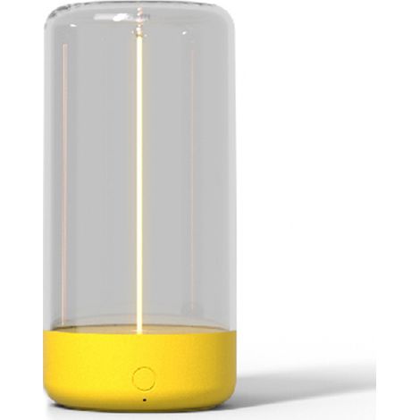 Lámpara de mesa LED magnética con filamento flexible, iluminación ambiental de 360°, puerto USB, 1500 mAh (blanco cálido). (1/5)