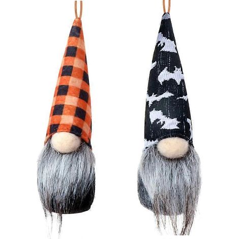EVAGO Lot de 2 ou 5 gnomes en peluche pour Noël ou Halloween, décoration artisanale suédoise, adorable ornement pour la maison (1/4)