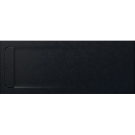 Receveur de douche extra plat en Stonex® Aquos - 1800x700mm - Noir (1/2)