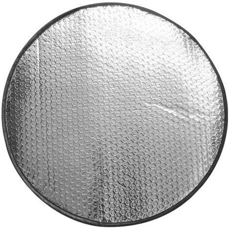QORVA-Protection Solaire Volant Housse, Pare-Volant, Voiture Pare-Soleil pour Volant, 40X40cm Universelle Couverture D'isolation Volant-été pour la Plupart des Voitures, SUV (1/5)