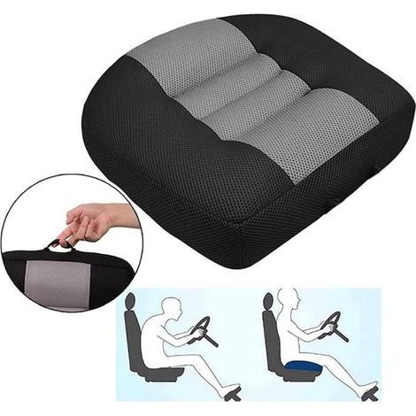 Coussin Voiture rehausseur pour conducteurs Courts, Coussin d'élévation de siège de Voiture pour Le soulagement et Le Confort (1/4)