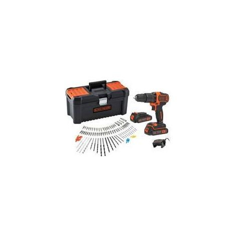 B+D TRAPANO AVVITATORE BCD700C2TA 18V + 105 ACC. - 1 pezzo