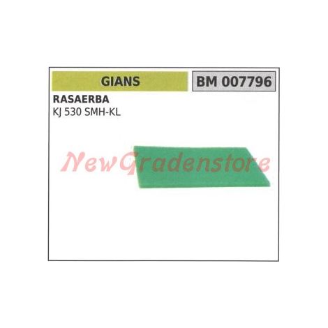 Prefiltro aria GIANS rasaerba KJ 530 SMH-KL 007796