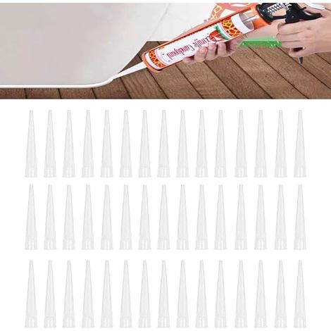 45 Pcs Replacement Silicone Nozzle Tips Cartridge Tips Silicone Nozzles for Kitchen Home Sealing Tool (1/5)