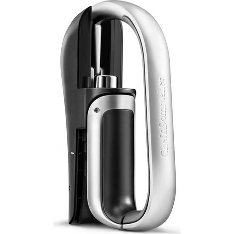 Tire-bouchon à levier CHEF & SOMMELIER 775035 coupe-capsules argent et noir (1/3)