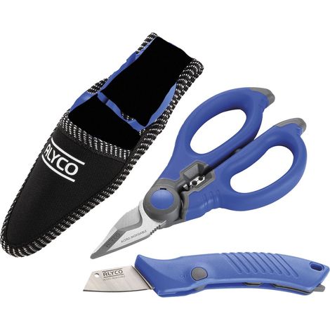 KIT ELECTRICISTA REFORZ. TIJERA+CUCHILLO