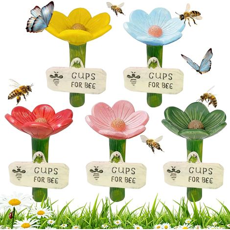 Set mit 5 Gartentränken für Bienen, Schmetterlinge und andere Bestäuber (1/5)