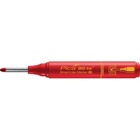 Pica BIG Ink Smart-Use Marker XL Rot 170/40 Permanentmarker Tiefloch-Marker