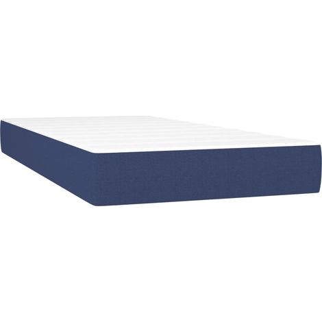 Maison Exclusive - Materasso a Molle Insacchettate Rigidità Media Blu 100x200x20 cm in Tessuto