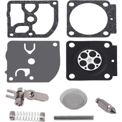 Kit de réparation de carburateur 8 pièces pour débroussailleuse Stihl HS45 FS55 FS38 BG45 MM55 : joint et membrane RB-100 (1/5)
