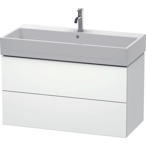 Duravit L-Cube bâti-support lavabo suspendu, 2 tiroirs, (1/5)