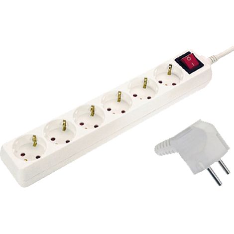 Regleta de 6 enchufes con cable de extensión 30011511