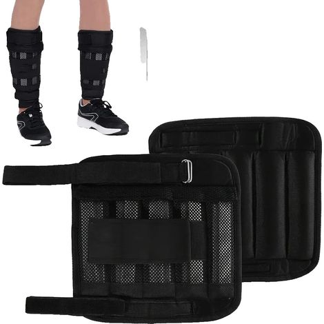 Gilet de poids, ajustement réglable, équipement d'entraînement multi-usage, 9.5kg pied (1/2)