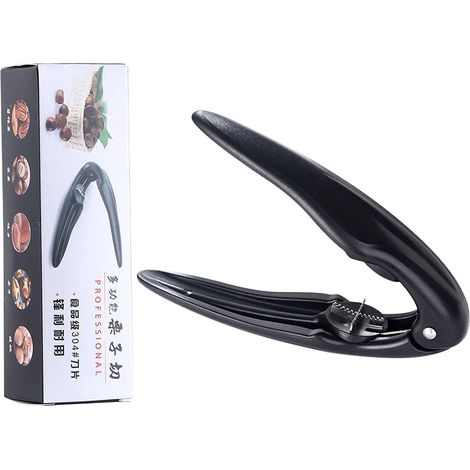 Ouvre-Chataignes - Pince En Plastique Avec Dents Acérées Et Bac Concave Antidérapant - Pour Cuisine Maison - 1 Pièce (1/5)