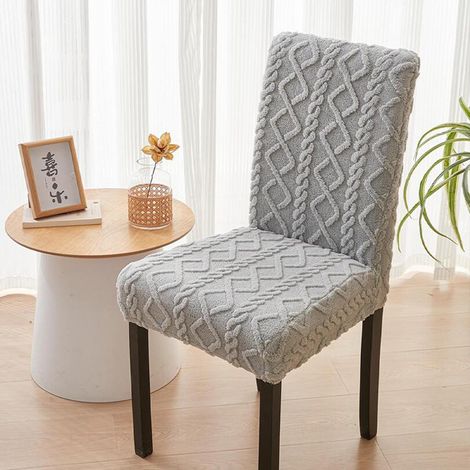 Fundas elásticas estampadas para sillas de comedor, 2 piezas, universales, para sala de estar, banquetes de boda, protección de asientos de hotel. (1/5)