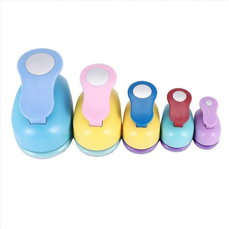 Lot de 5 perforatrices rondes pour loisirs créatifs, 5 tailles de trous différentes (1/5)