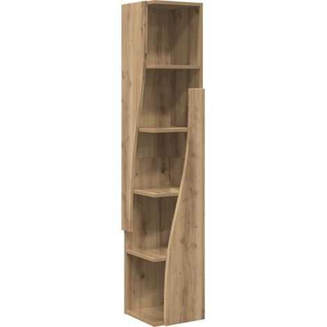 Maison Exclusive - Mobile angolare Rovere artigianale 27,5x27x140cm (1/5)