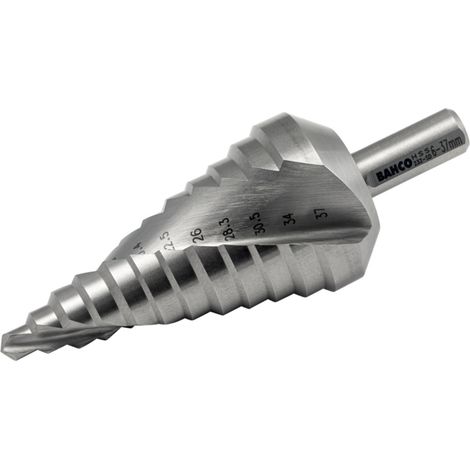 Bahco Stufenbohrer für Metallbleche, 6 mm - 37 mm