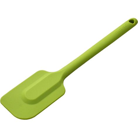 1 Spatule, Silicone, Tête flexible, Monobloc, Résiste 300°C, Pâtisserie. (1/2)