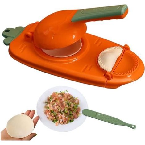 Machine à raviolis - Artefact - Nouvelle version 2023 - Multifonctionnelle - Design ergonomique - Couleur orange (1/4)