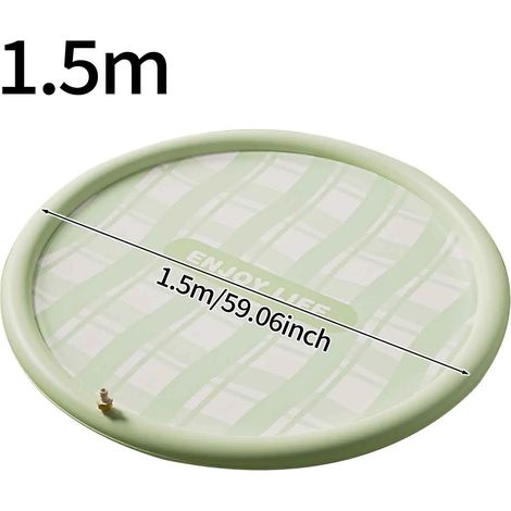 Tapis d'arrosage réglable, portable et pliable, adapté aux jardins et pelouses intérieurs et extérieurs.