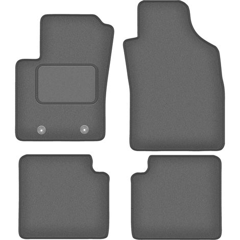 Graphit-Fußmatten für: Fiat 500 Cabrio, Schrägheck (2007-2013)