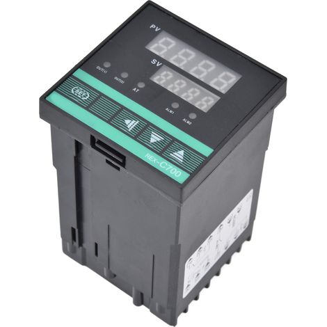 REX-C700FK02-MxAN Intelligenter PID-Temperaturregler, AC220V AC K Digitalthermostat, Präziser digitaler Regler für Heizung und Kühlung, K-Sonde, 220V. (1/5)