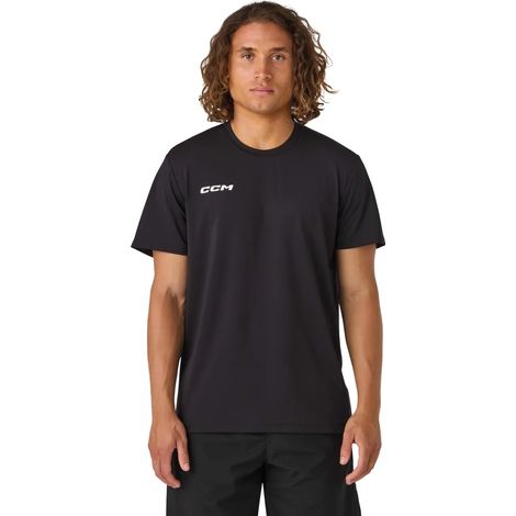 T-shirt d'entraînement léger CCM Senior S25, taille XL, couleur noire (1/5)