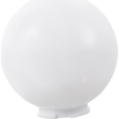 Abat-jour globe 20 cm pour borne et lampadaire de jardin Diffuseur opalin, hauteur 9,5 cm, pour borne, potelet, terrasse et allée, compatibilité du socle à vérifier (1/5)