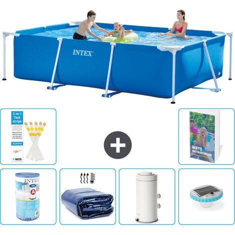 Rechteckiger Frame Pool - 300x200x75 cm - 7-teilig S101