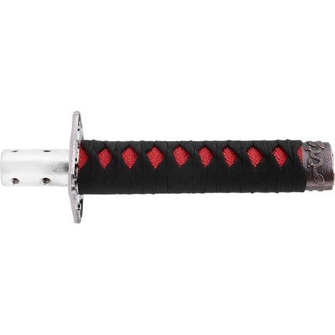 Knob De Changement De Vitesse - Style Épée Japonaise - Universel Pour Boîte Manuelle Et Automatique - En Acier Au Carbone Et Bois - Noir Rouge - 1 Pièce