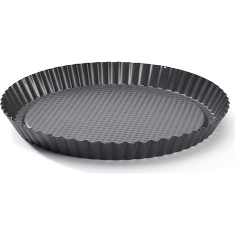 De Buyer 4707.28 - Tortiera per crostata, 28 cm (1/2)