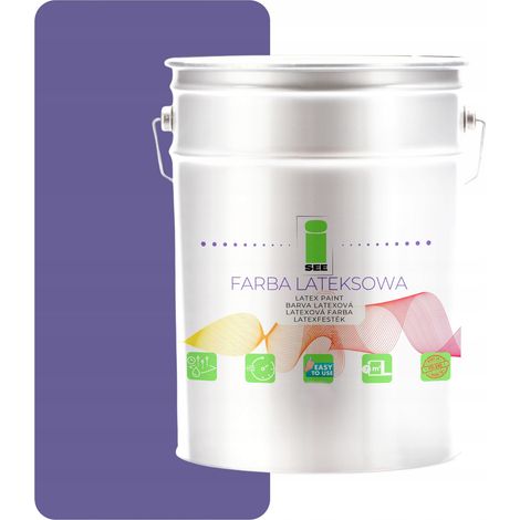 Latex-Wandfarbe für Innenwände, Lavendelviolett, 10 l, Polen (1/5)