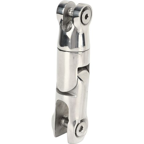 Connecteur de chaîne d'ancre en acier inoxydable marin 1/4 po - 5/16 po, antirouille, finition brillante, 3200 lb, compatible avec les chaînes de 6 à 8 mm (1/5)